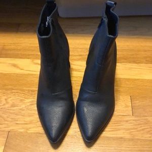 Pointed toe booty heels